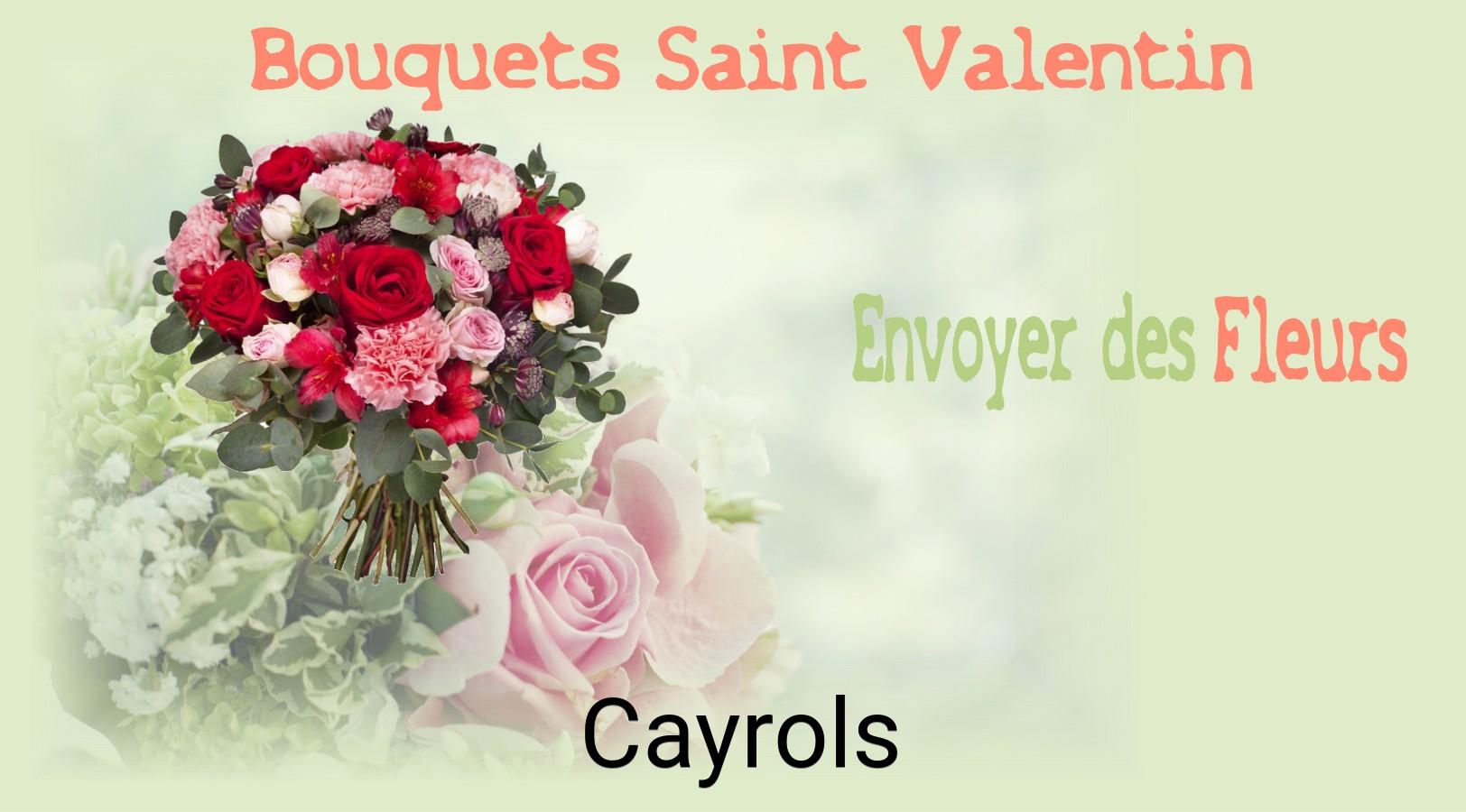 Roses de Saint-Valentin livrées à Cayrols